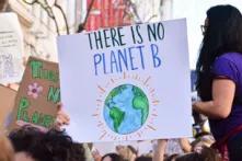 There is no Planet B - Foto von einer Demo