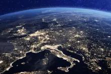 Blick auf Europa aus dem Weltall