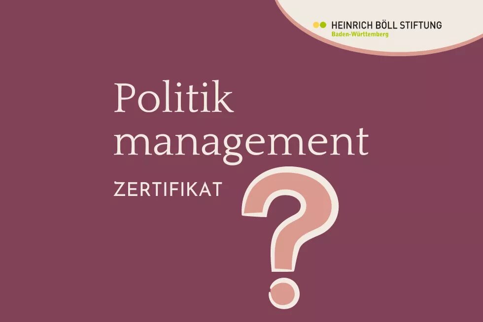 Politikmanagementzertifikat?